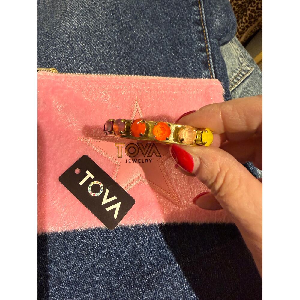 TOVA Kiki Cuff in Ombre Pink Multicolor NWT - Picture 5 of 13